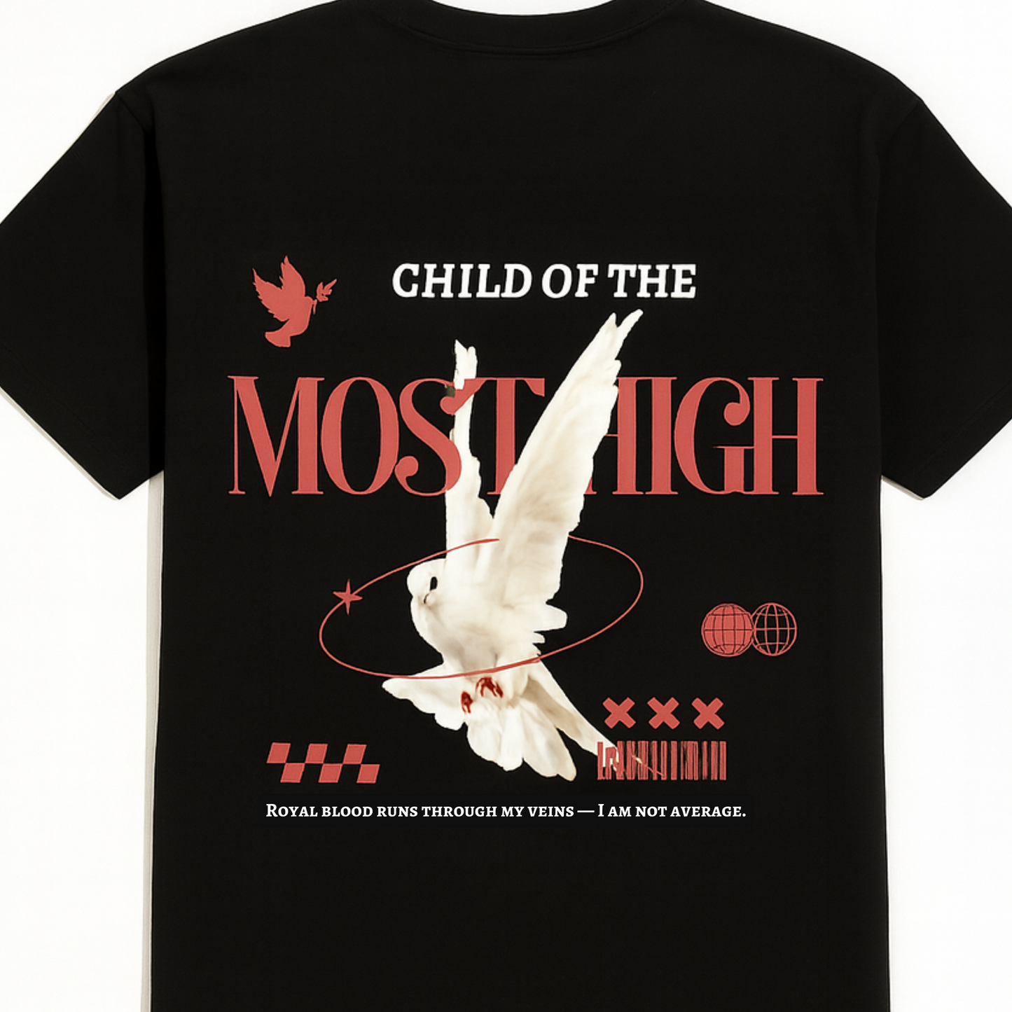 "Child of the Most High" -- Unisex Oversized Tee