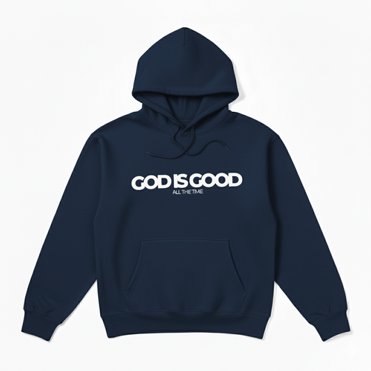 ''God is Good'' Unisex Hoodie - Navy