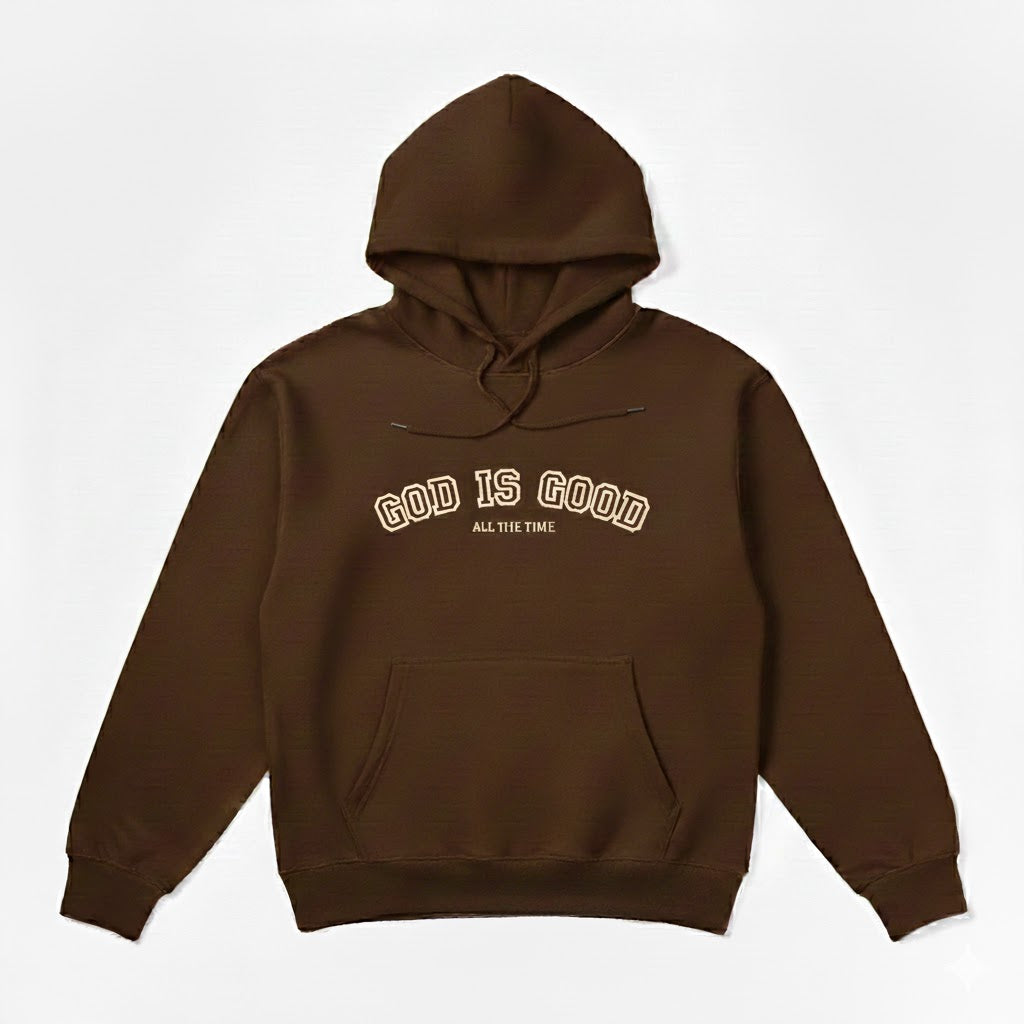 "God is Good" Unisex Hoodie - Limited Edition Mocha Brown